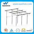 Solar panel mount, aluminum ground pv panel mounting system